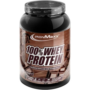 IronMaxx 100% Whey Protein Proteína de suero con sabor a chocolate con leche 900gr