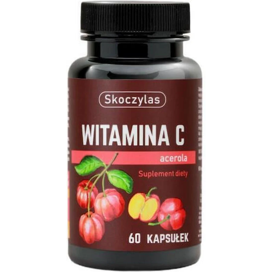 Skoczylas Witamin C Vitamin for Strengthening Immune System, Skin & Antioxidant Action 60 caps