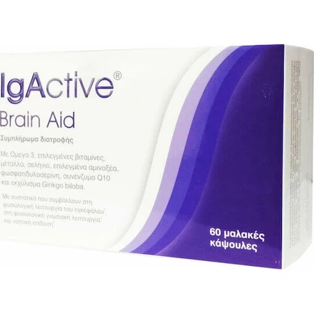 IgActive Brain Aid Memory Supplement 60 softgels