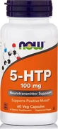 Now Foods 5-HTP 60 Herbal Capsules Unflavoured