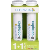 Helenvita B-Komplex Vitamin für Energie, Immun- und Nervensystem 2 x 20 Brausetabletten