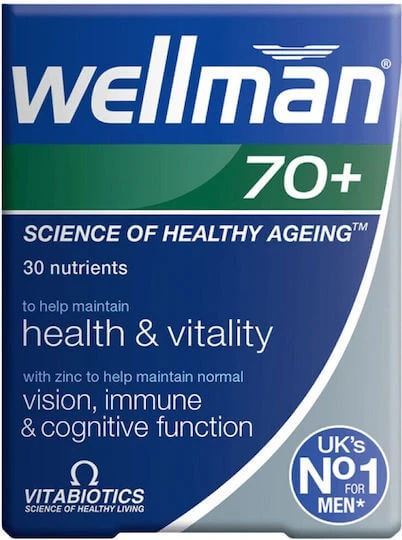 Vitabiotics Wellman Wellman 70+ Special Dietary Supplement 30 tabs
