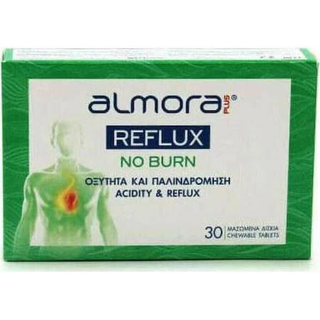 almora PLUS® Reflux No Burn Supplément alimentaire spécial 30 comprimés à croquer