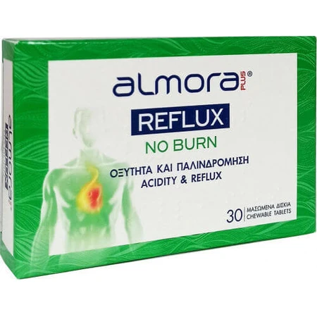 almora PLUS® Reflux No Burn Supplément alimentaire spécial 30 comprimés à croquer