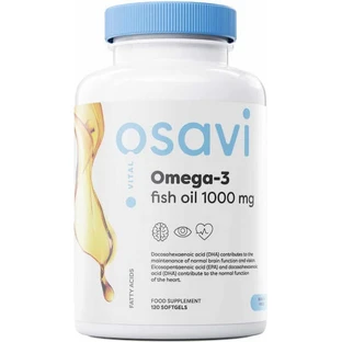 Osavi Huile de poisson oméga-3 1000mg 120 softgels