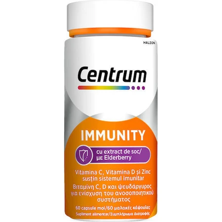 Centrum Immunity Vlierbessen Multivitamine voor Versterking van het Immuunsysteem & Antioxidantwerking 60 softgels