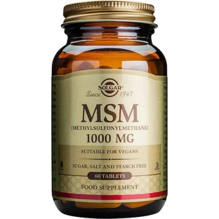 Solgar MSM 1000mg Gewrichts- en botgezondheidssupplement 60 tabs