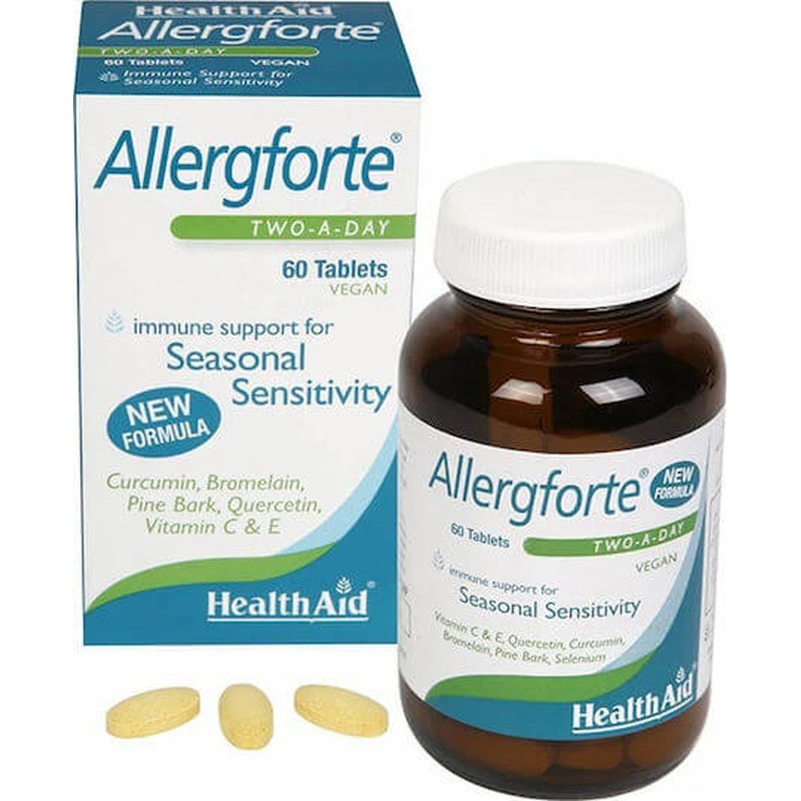 Health Aid Allergforte Allergforte Two a Day Multivitamin for Energy & Immune System Strengthening 60 x 1 capsules