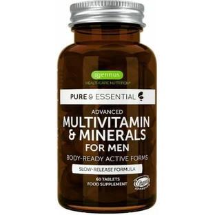 iGennus Multivitamin & Minerals for Men Multivitamin for Energy, Hair & Skin 60 Comprimidos