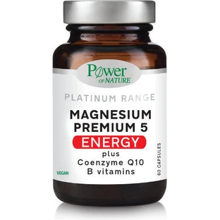 Power Health Magnésium Premium 5 Energy 60 Capsules Energétiques