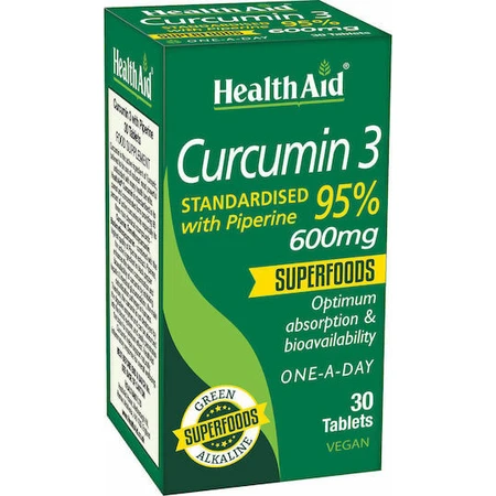 Health Aid Curcumin 3 600mg 30 dossiers