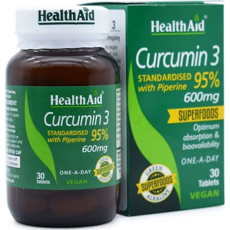 Health Aid Curcumin 3 600mg 30 dossiers