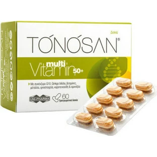 UNI-PHARMA Multivitamin 50+ Multivitamínico Energético 60 cáps.