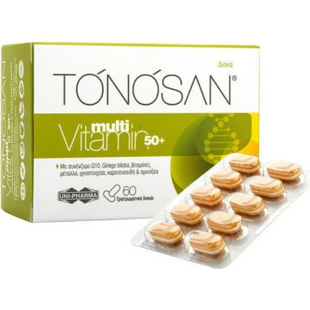 UNI-PHARMA Multivitamin 50+ Multivitamínico Energético 60 cáps.