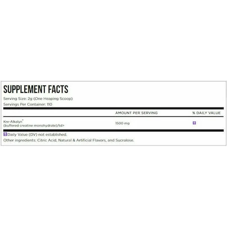 EFX Sports Kre-Alkalyn Blue Ice 220gr