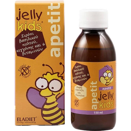 Eladiet Jelly Kids Apetit Multivitamin with royal jelly and vitamins for Immune System Strengthening 150ml