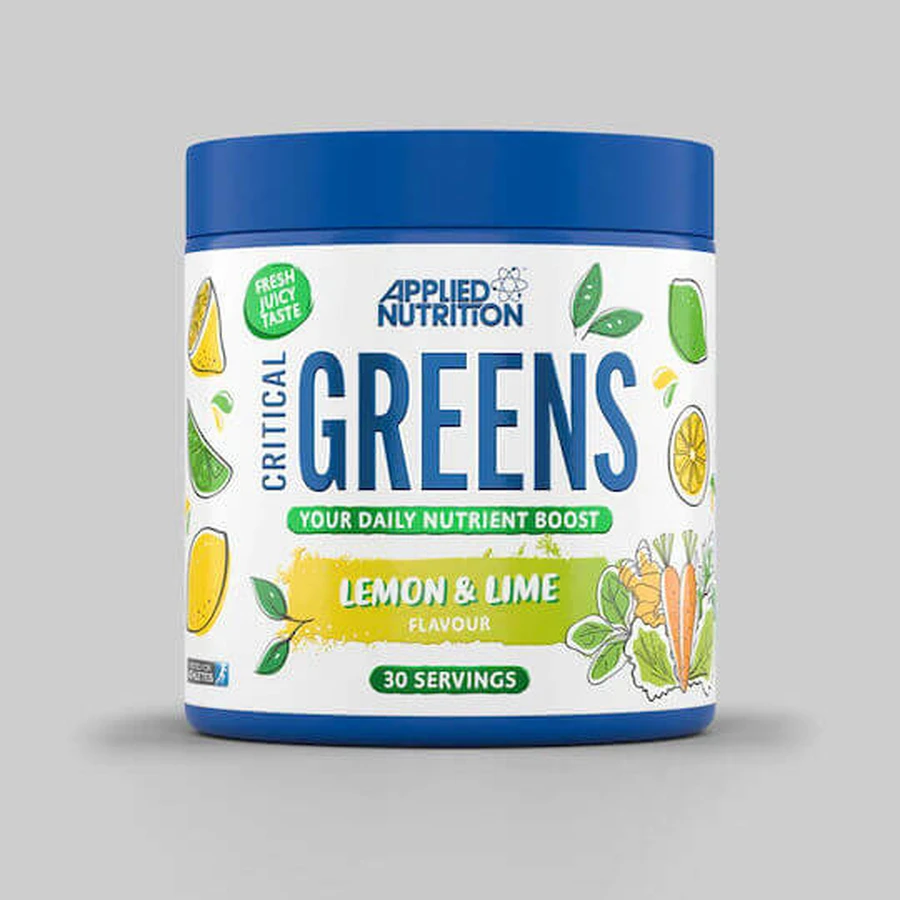 Applied Nutrition Critical Greens Speciaal Dieetsupplement 150gr Limoen Limoen