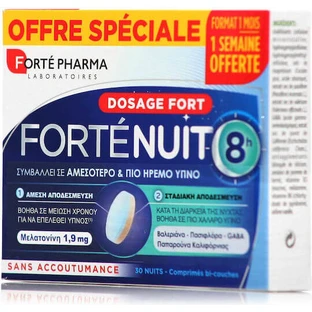 Forte Pharma Fortenuit 8h 8h Slaapsupplement 30 tabs