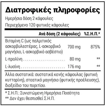 Natural Doctor Vit C Incell Vitamina pentru Întărirea Sistemului Imunitar, Pielea & Acțiune Antioxidantă 120 capsule veget