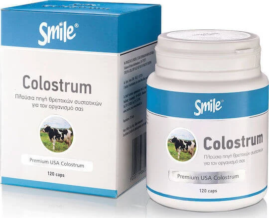 AM Health Smile Smile Colostrum Immune Boosting Supplement 120 caps