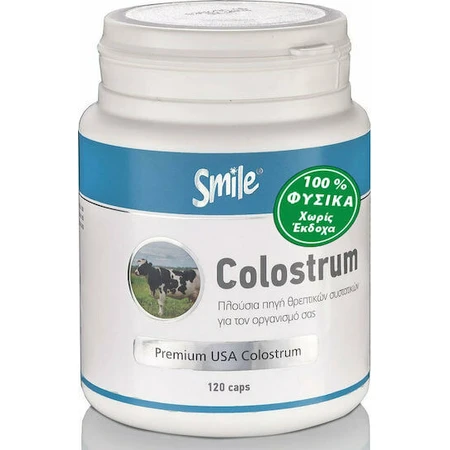 AM Health Smile Smile Suplemento Inmunoestimulante de Calostro 120 cáps.