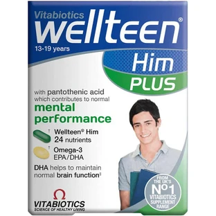 Vitabiotics Wellteen Him Plus Suplemento para la Memoria 56 comp.