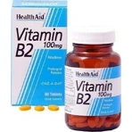 Health Aid B2 Vitamine pour la santé du système nerveux 100mg 60 Comprimés