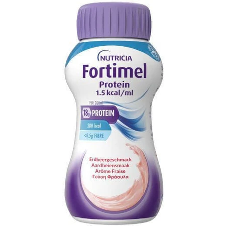 Nutricia Fortimel Extra Special Dietary Supplement 4 x 50ml Strawberry