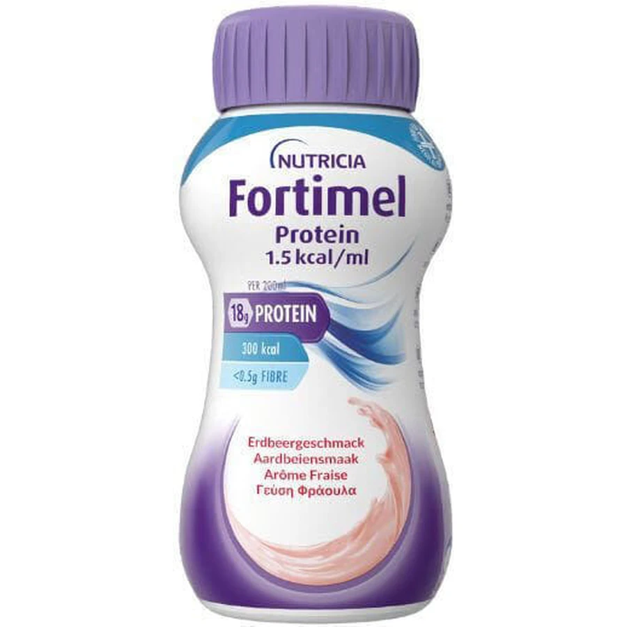 Nutricia Fortimel Extra Special Dietary Supplement 4 x 50ml Strawberry