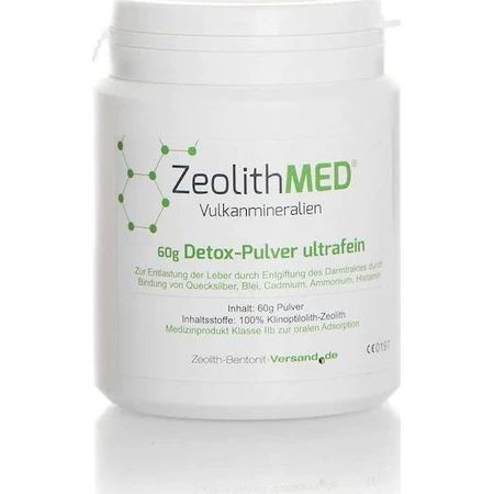 Zeolith-Bentonite-Versand Med Detox Food Supplement Special 60gr