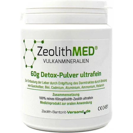 Zeolith-Bentonite-Versand Med Detox Food Supplement Special 60gr