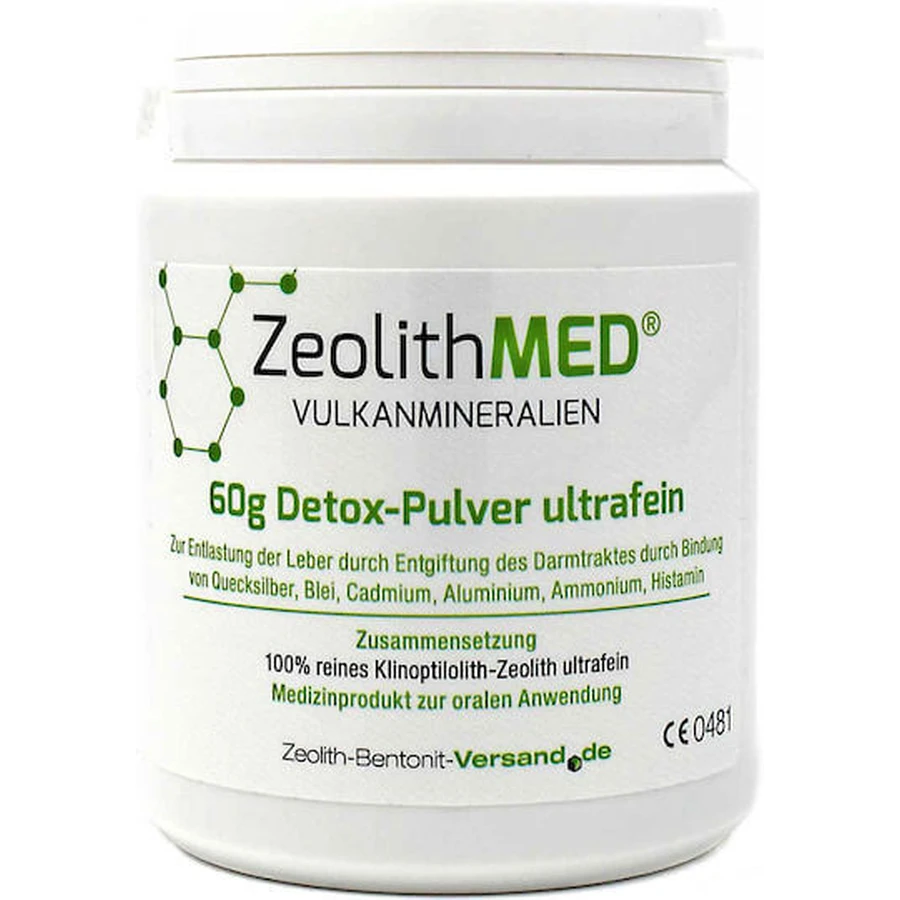 Zeolith-Bentonite-Versand Med Detox Food Supplement Special 60gr