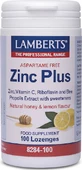 Lamberts Zinc Plus 100 comprimidos masticables sabor miel limón