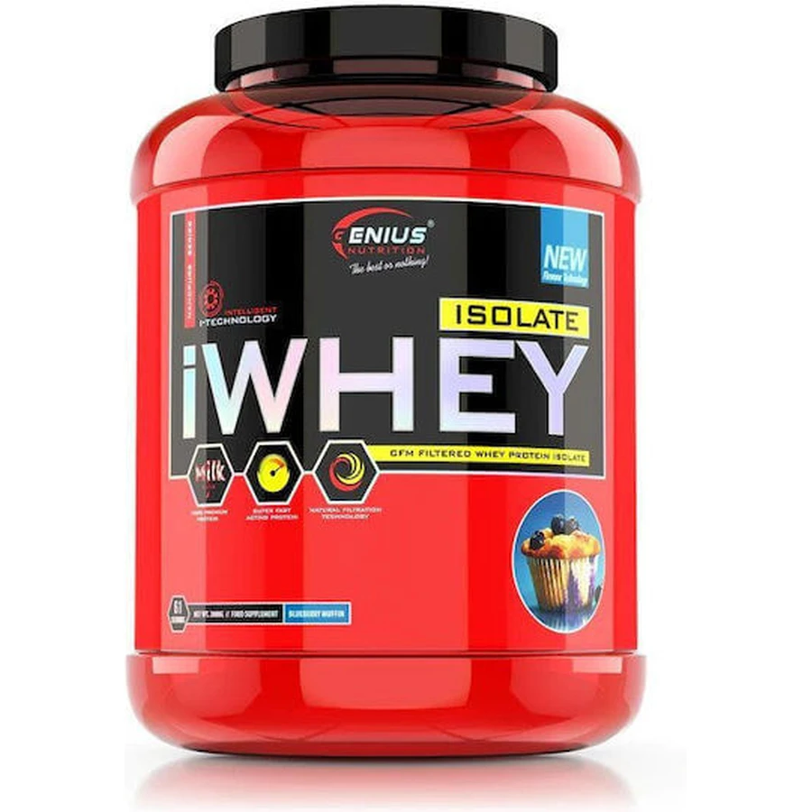 Genius Nutrition iWhey Isolate Aislado de Proteína de Suero con Sabor Chocolate Dreams 2kg