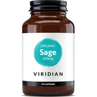 Viridian Organic Sage 400mg 30 caps