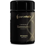 Purovitalis Liposomales Trans-Resveratrol 240mg Nahrungsergänzungsmittel Spezial 30 pflanzliche Kapseln