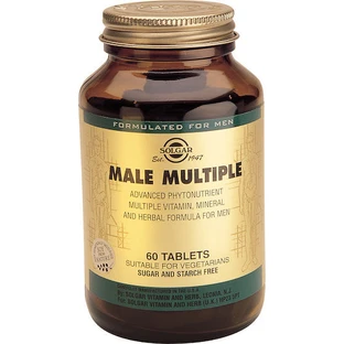 Solgar Male Multiple Advanced Phytonutrient Multivitamin für Energie 60 x 1 Tabletten