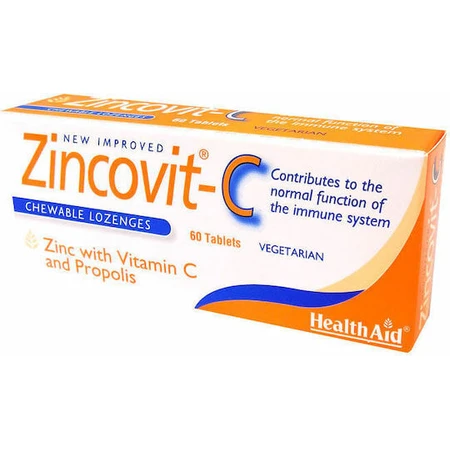 Health Aid Zincovit-C Immuunsysteem Versterkend Supplement 60 tabs