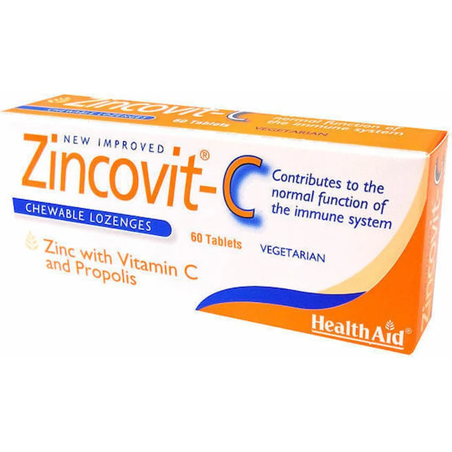 Health Aid Zincovit-C Immuunsysteem Versterkend Supplement 60 tabs