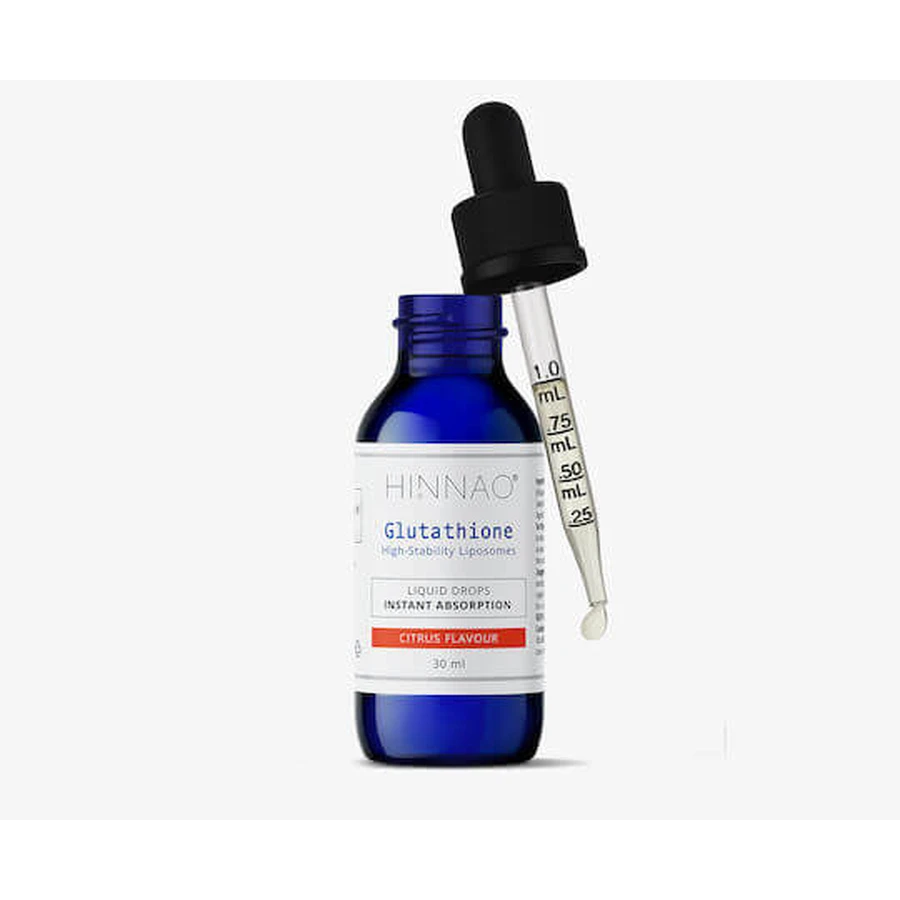 HINNAO Glutathion 200mg Voedingssupplement Speciaal 30ml Citrusvruchten