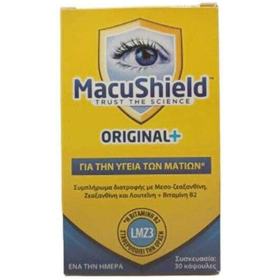 Macushield Original Plus Spezial-Nahrungsergänzungsmittel 30 Kapseln