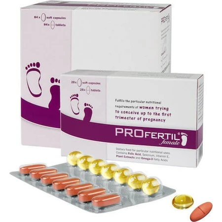 ProFertil Vrouwelijk Voedingssupplement Speciaal 84 dossier 84 capsules veget 84 capsules