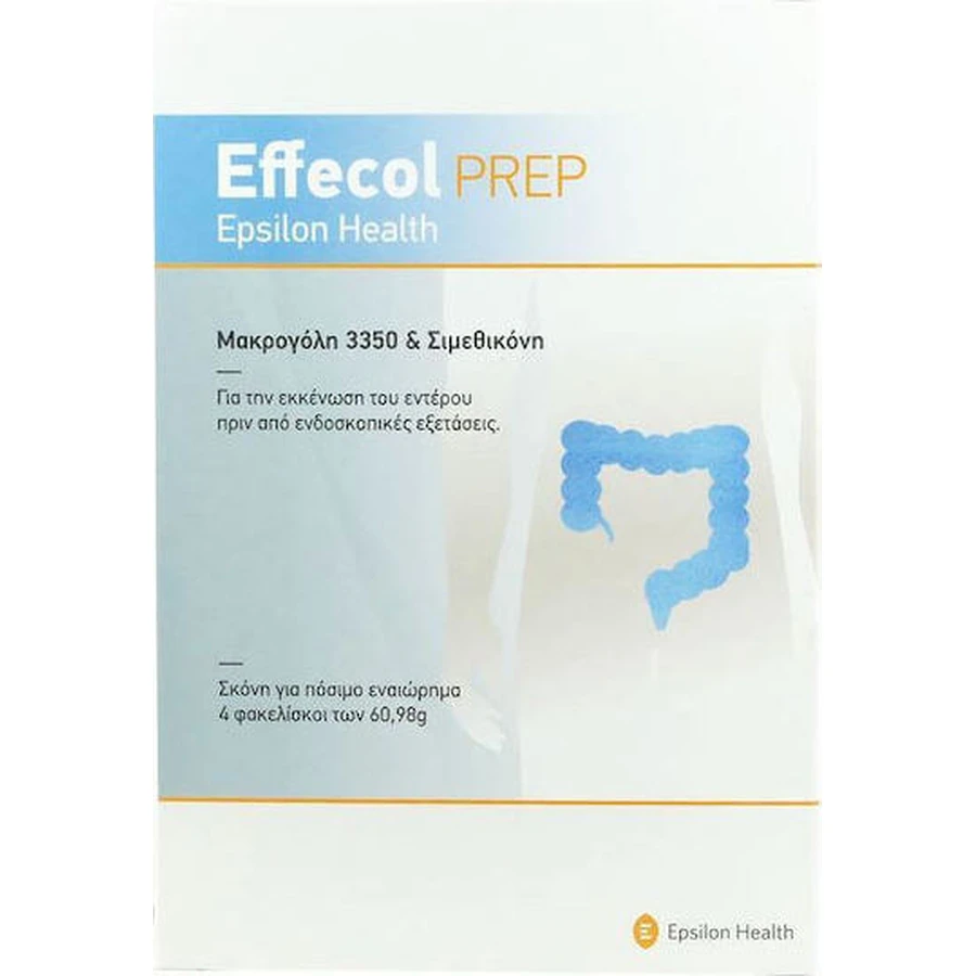 Epsilon Health Effecol Prep 3350 80mg Nahrungsergänzungsmittel Spezial 4 Portionsbeutel