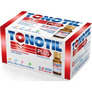 Tonotil Plus Multivitamin 10 ampoules + 30% product (10+3) for Energy