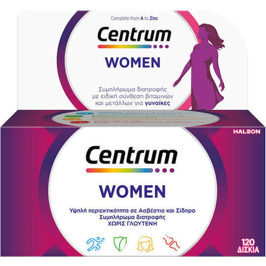 Centrum Women 4 Months Multivitamin for Women for up to 4 Months of Nutritional Support