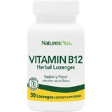 Nature's Plus Vitamin B12 Vitamin for Nervous System Health 1000mcg Raspberry 30 tablets