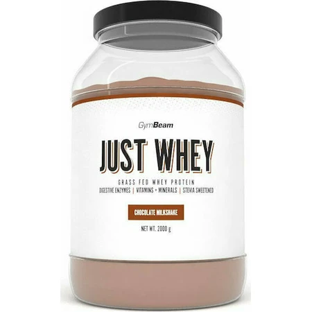 GymBeam Just Whey Proteína de suero de leche con sabor a batido de chocolate 1kg