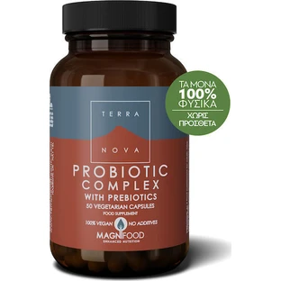 TerraNova Probiotisch Complex met Prebiotica 100 plantaardige capsules