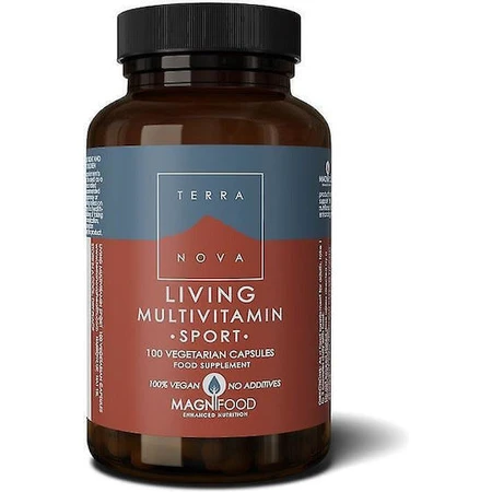 TerraNova Living Multivitamin Sport Multivitamin for Energy 100 cápsulas vegetales