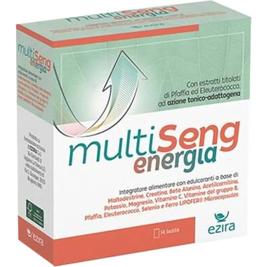 Ezira MultiSeng Energy Special Dietary Supplement 14 sachets